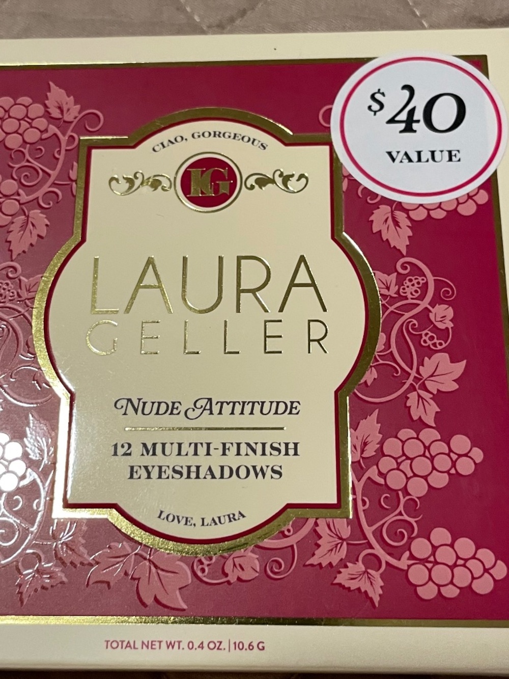 Laura Geller 12 Eyeshadow Compact in Nude - Unused